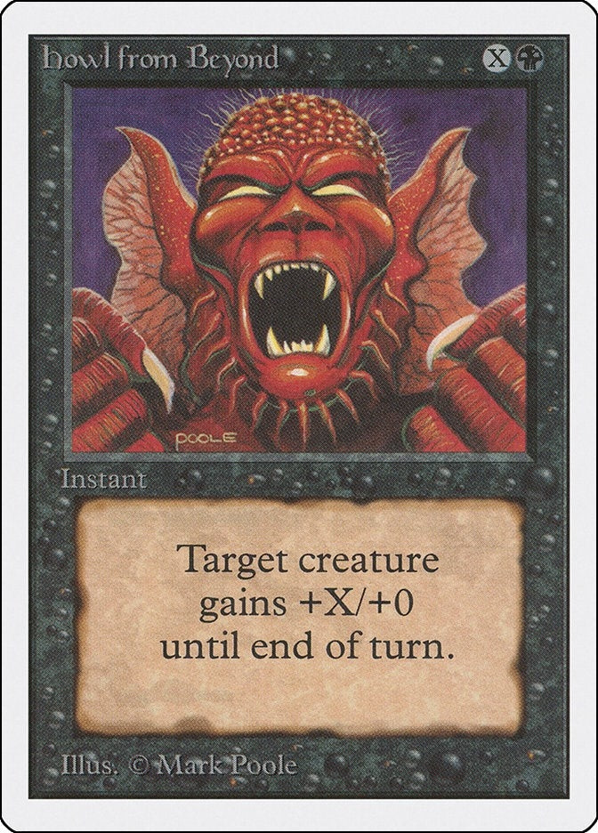 Image for Howl from Beyond [Unlimited Edition] - Magic: The Gathering