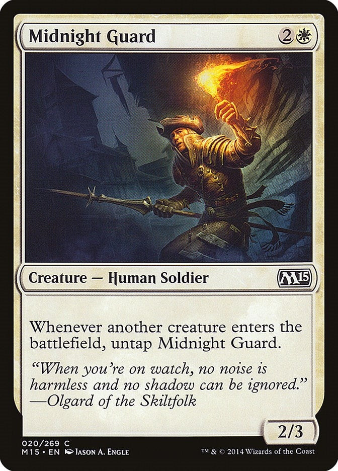 Image for Midnight Guard (20) [Magic 2015 (M15)] - Magic: The Gathering