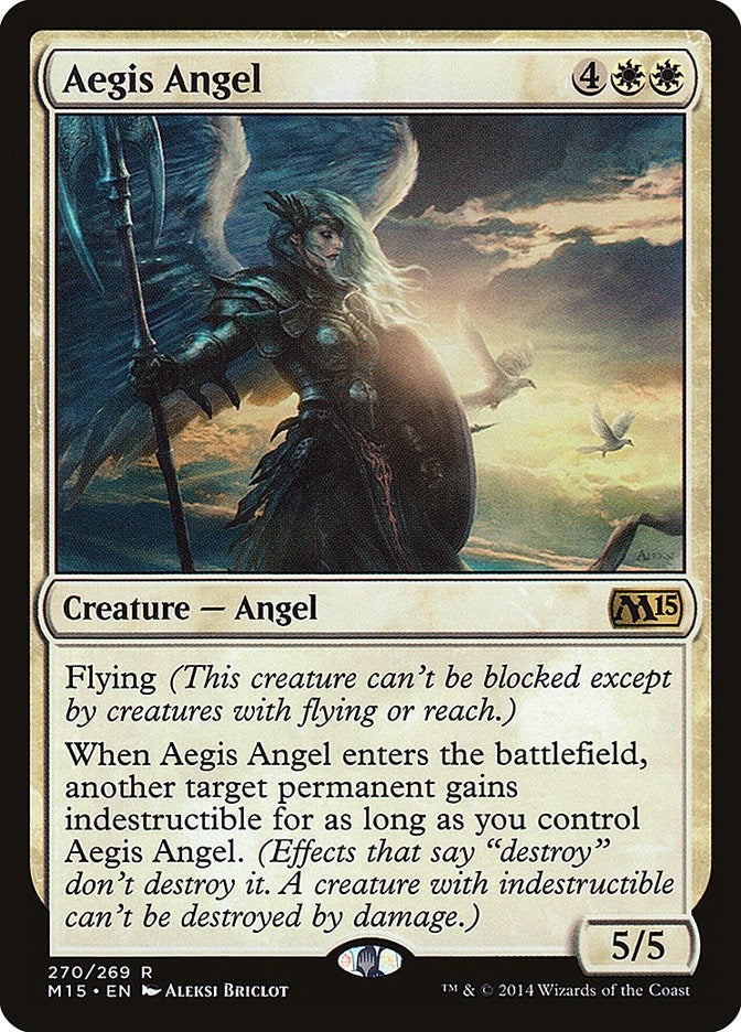 Image for Aegis Angel (270) [Magic 2015 (M15)] - Magic: The Gathering