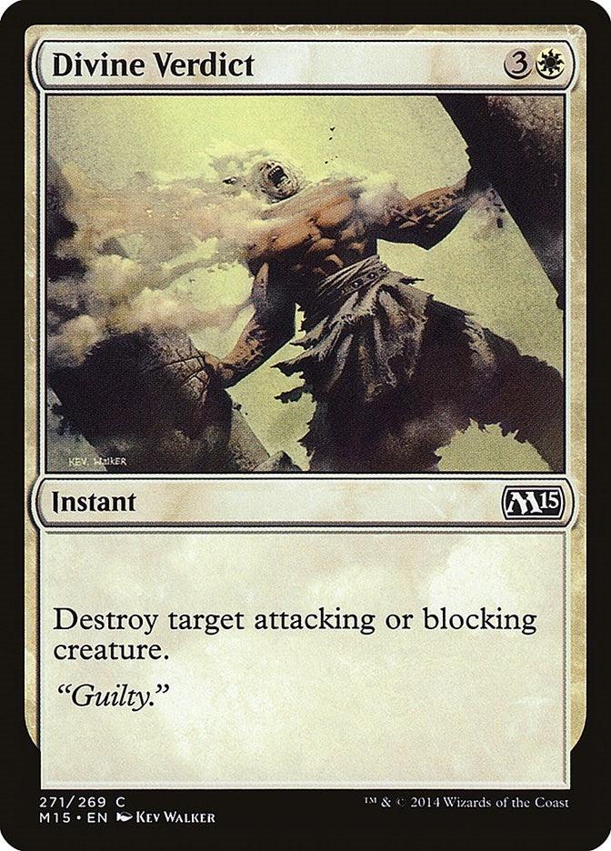 Image for Divine Verdict (271) [Magic 2015 (M15)] - Magic: The Gathering