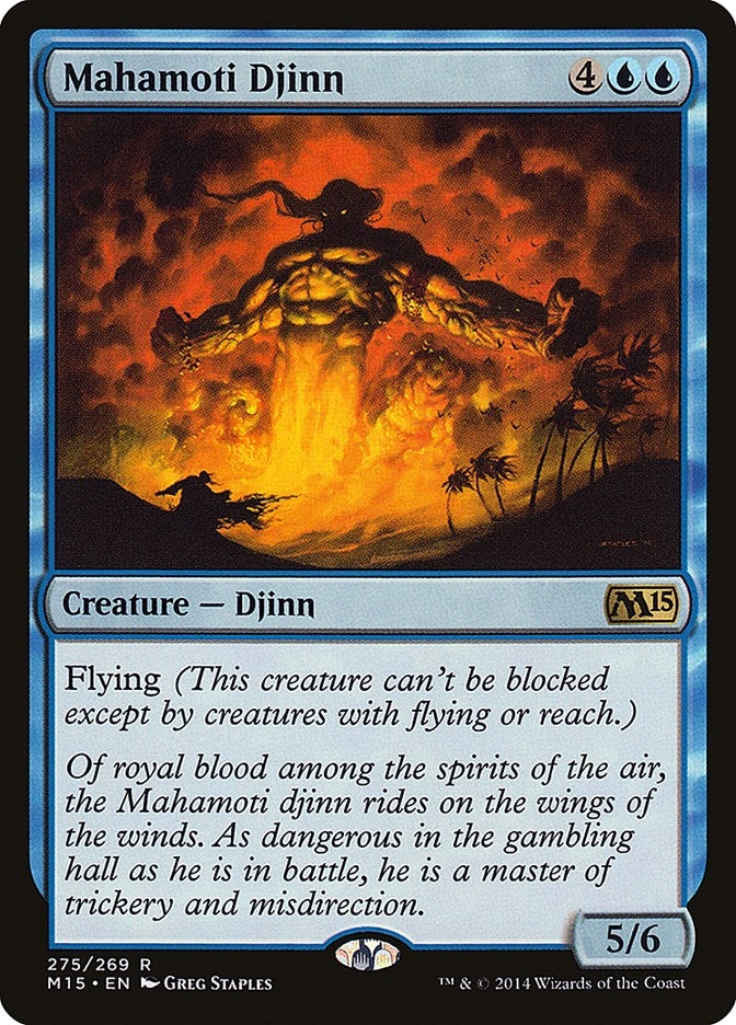 Image for Mahamoti Djinn (275) [Magic 2015 (M15)] - Magic: The Gathering