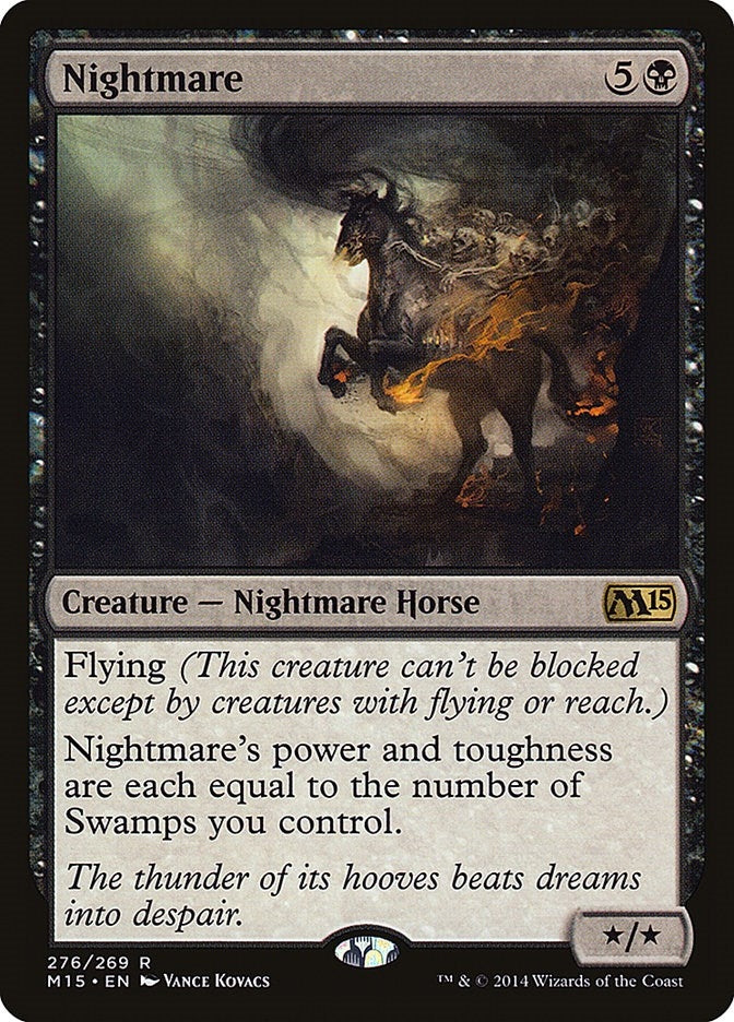 Image for Nightmare (276) [Magic 2015 (M15)] - Magic: The Gathering