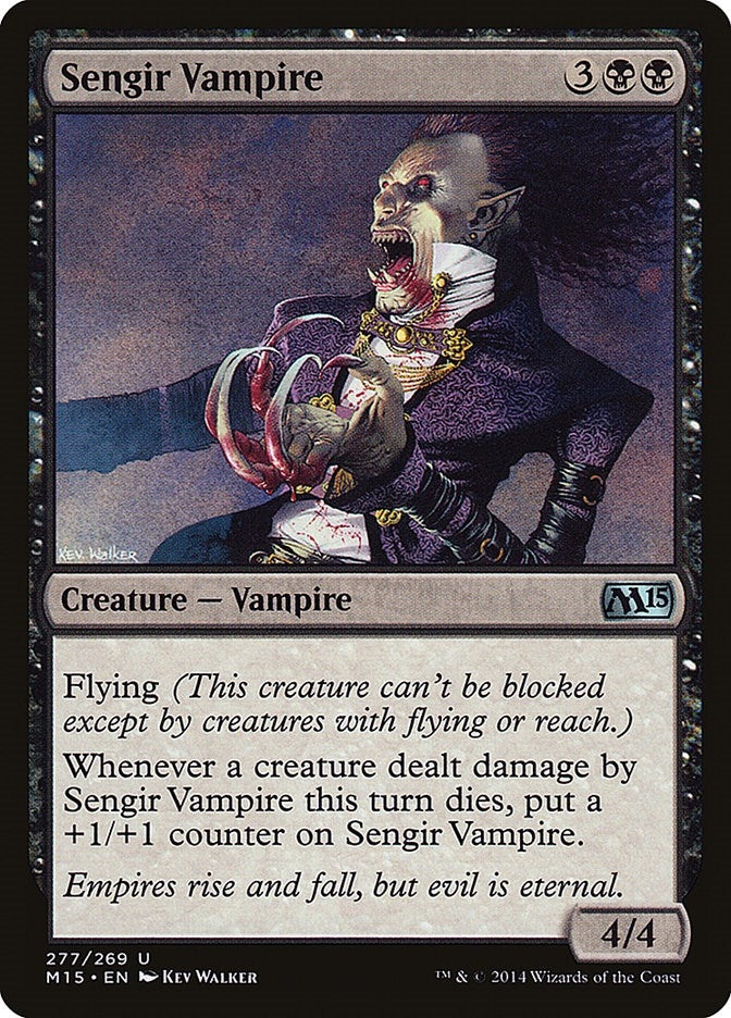 Image for Sengir Vampire (277) [Magic 2015 (M15)] - Magic: The Gathering