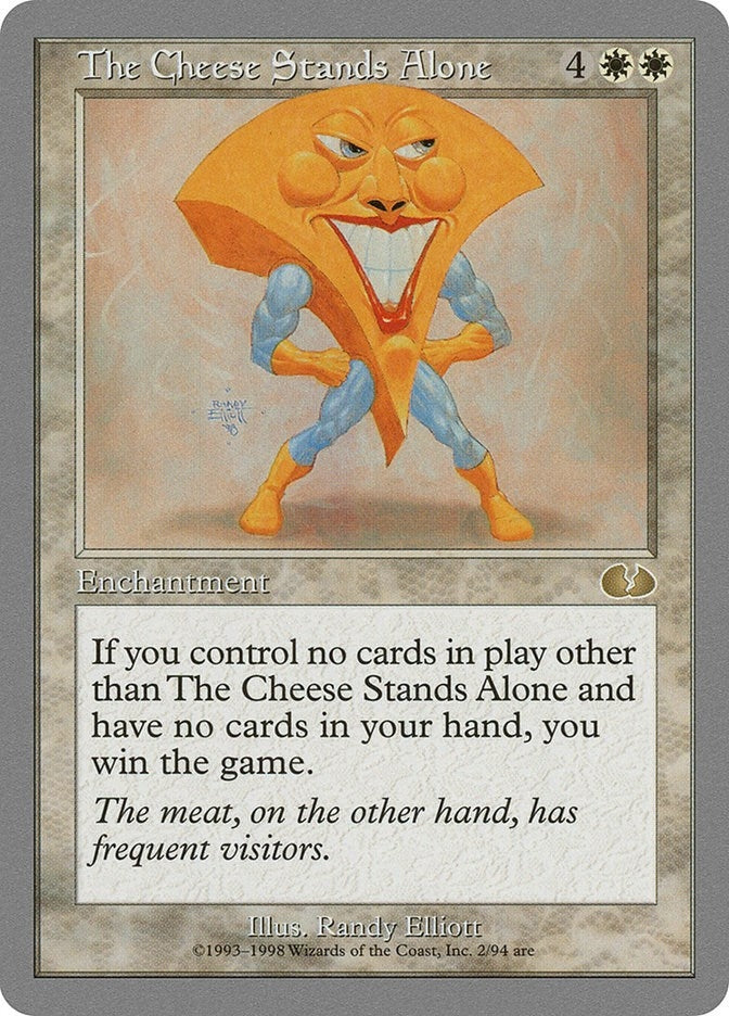 Image for The Cheese Stands Alone (2) [Unglued] - Magic: The Gathering