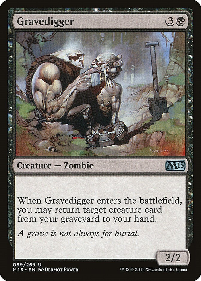 Image for Gravedigger (99) [Magic 2015 (M15)] - Magic: The Gathering