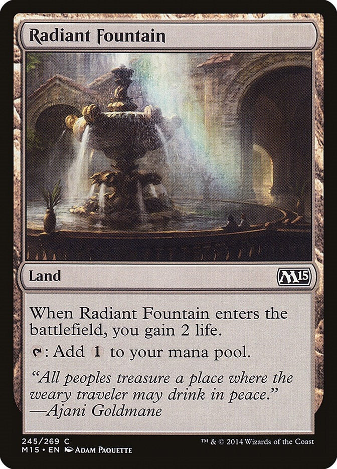 Image for Radiant Fountain (245) [Magic 2015 (M15)] - Magic: The Gathering