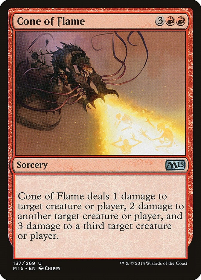 Image for Cone of Flame (137) [Magic 2015 (M15)] - Magic: The Gathering