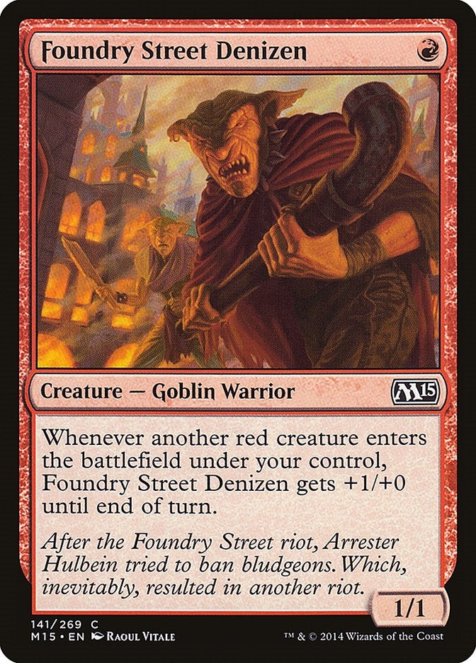 Image for Foundry Street Denizen (141) [Magic 2015 (M15)] - Magic: The Gathering
