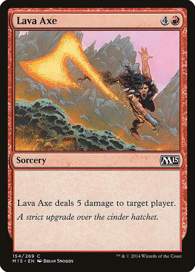 Image for Lava Axe (154) [Magic 2015 (M15)] - Magic: The Gathering