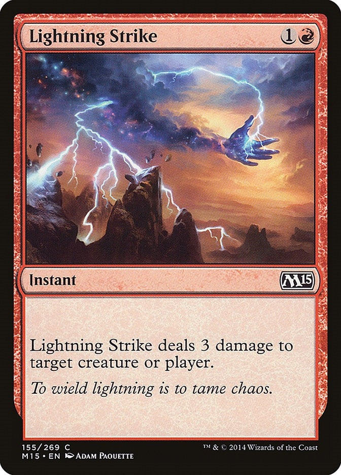 Image for Lightning Strike (155) [Magic 2015 (M15)] - Magic: The Gathering