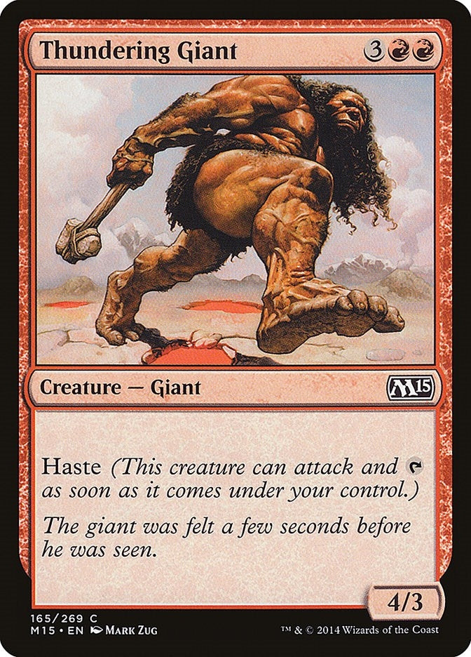 Image for Thundering Giant (165) [Magic 2015 (M15)] - Magic: The Gathering