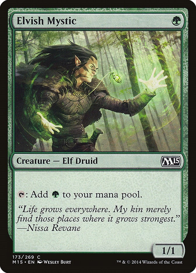 Image for Elvish Mystic (173) [Magic 2015 (M15)] - Magic: The Gathering