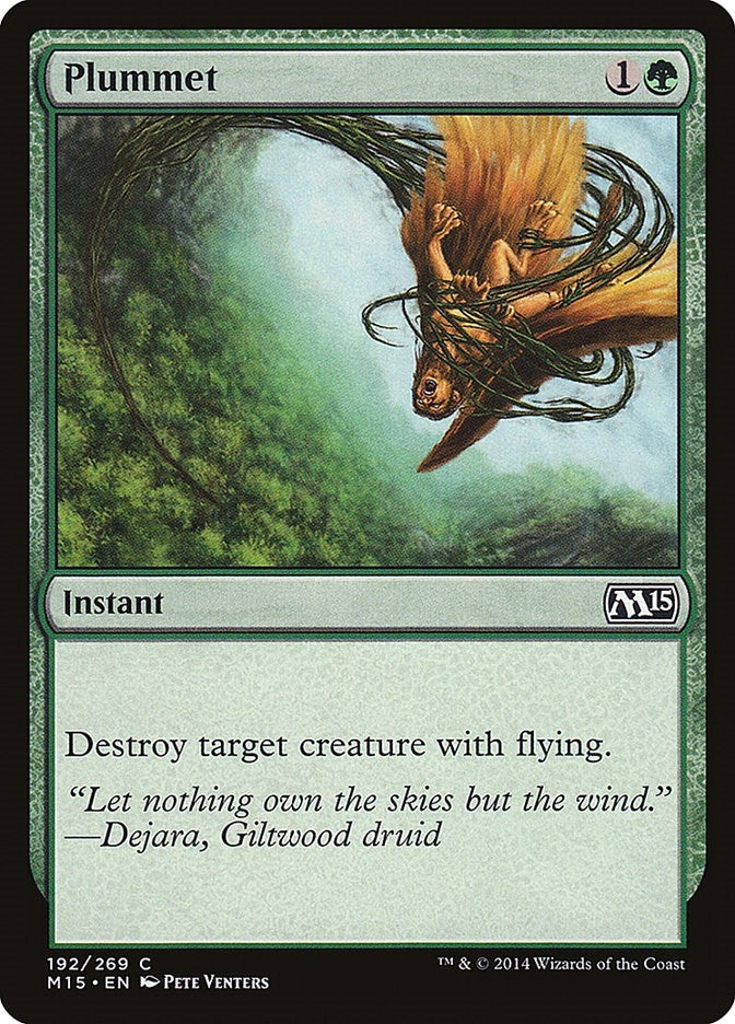 Image for Plummet (192) [Magic 2015 (M15)] - Magic: The Gathering