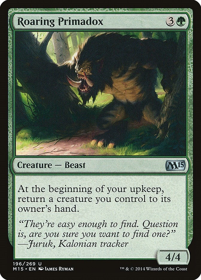 Image for Roaring Primadox (196) [Magic 2015 (M15)] - Magic: The Gathering