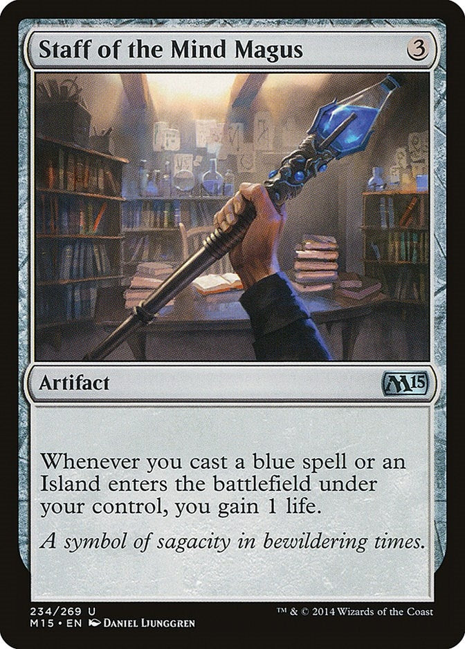 Image for Staff of the Mind Magus (234) [Magic 2015 (M15)] - Magic: The Gathering