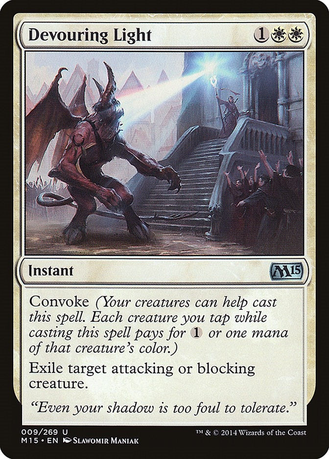 Image for Devouring Light (9) [Magic 2015 (M15)] - Magic: The Gathering