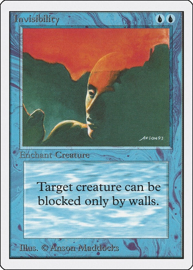 Image for Invisibility [Unlimited Edition] - Magic: The Gathering