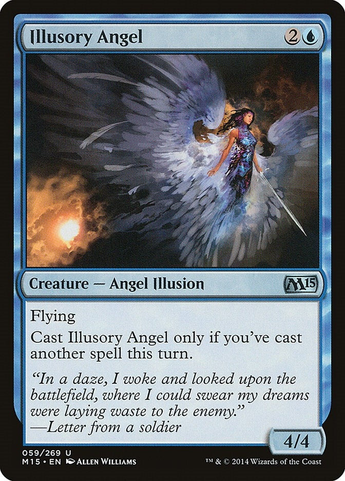 Image for Illusory Angel (59) [Magic 2015 (M15)] - Magic: The Gathering