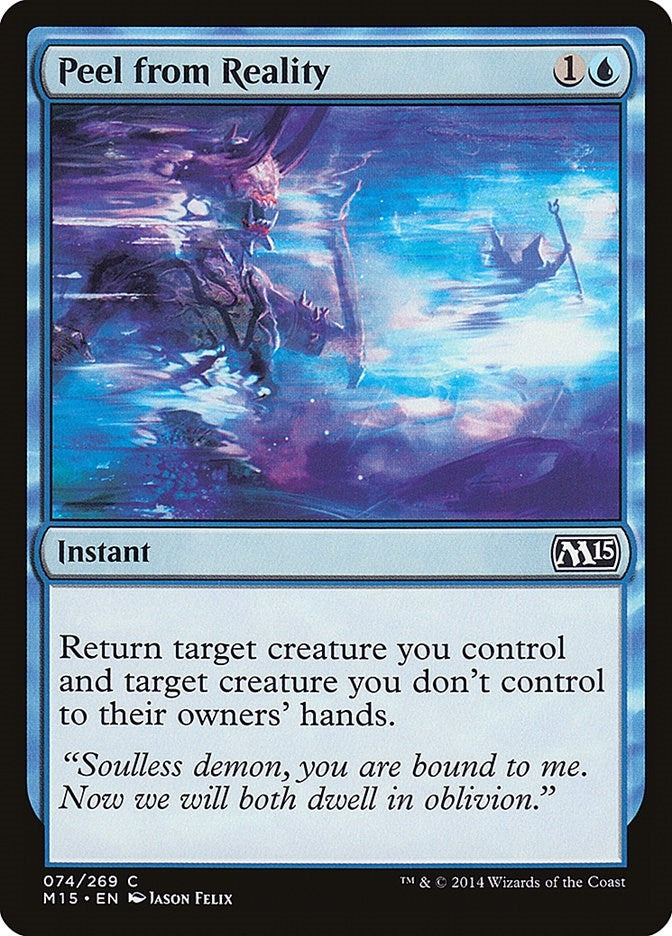 Image for Peel from Reality (74) [Magic 2015 (M15)] - Magic: The Gathering