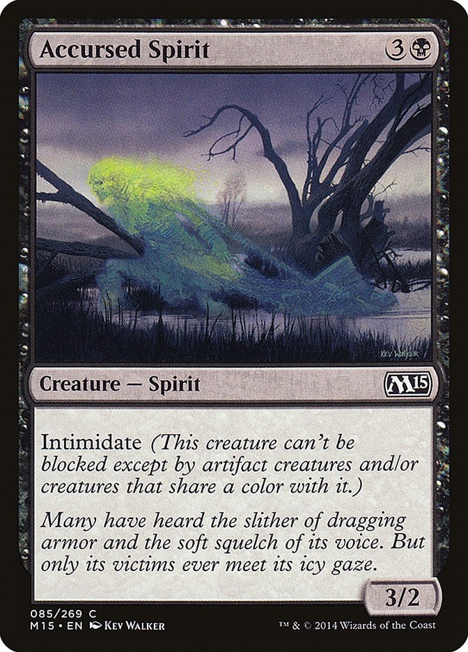 Image for Accursed Spirit (85) [Magic 2015 (M15)] - Magic: The Gathering
