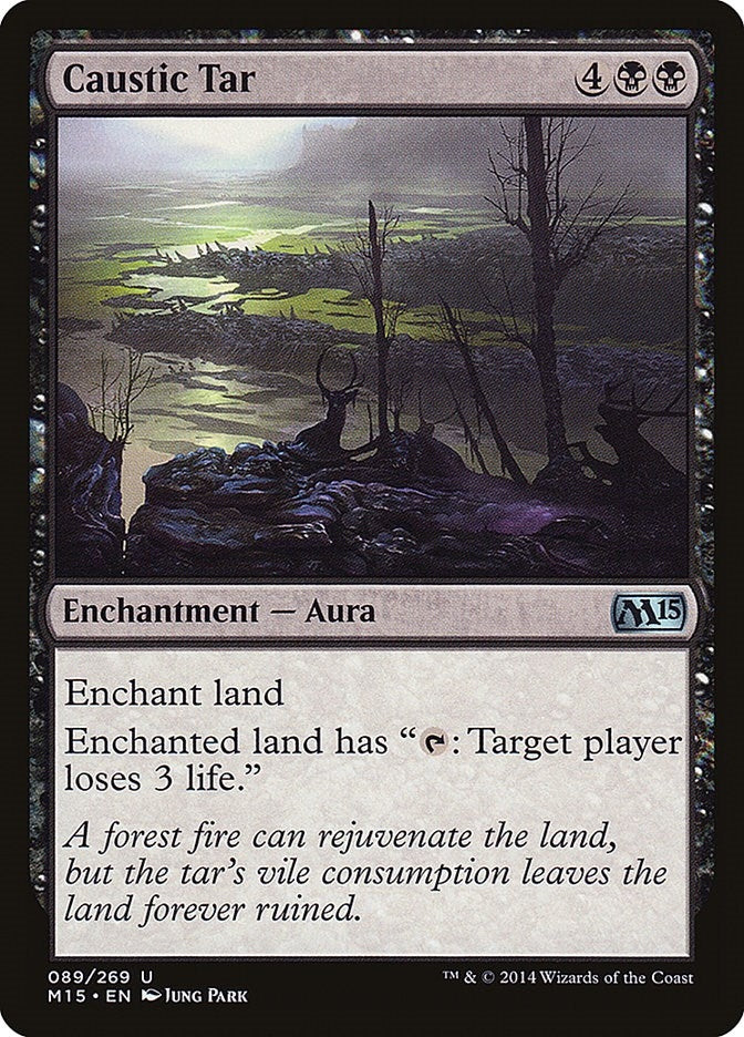 Image for Caustic Tar (89) [Magic 2015 (M15)] - Magic: The Gathering