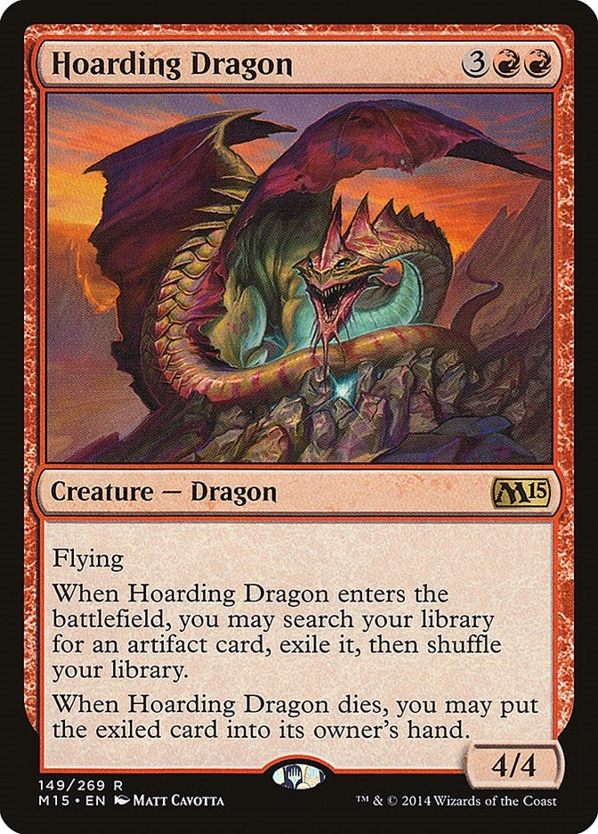 Image for Hoarding Dragon (149) [Magic 2015 (M15)] - Magic: The Gathering