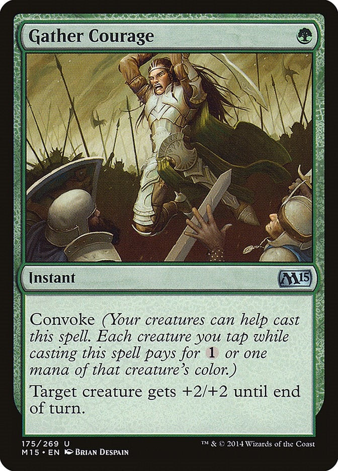 Image for Gather Courage (175) [Magic 2015 (M15)] - Magic: The Gathering
