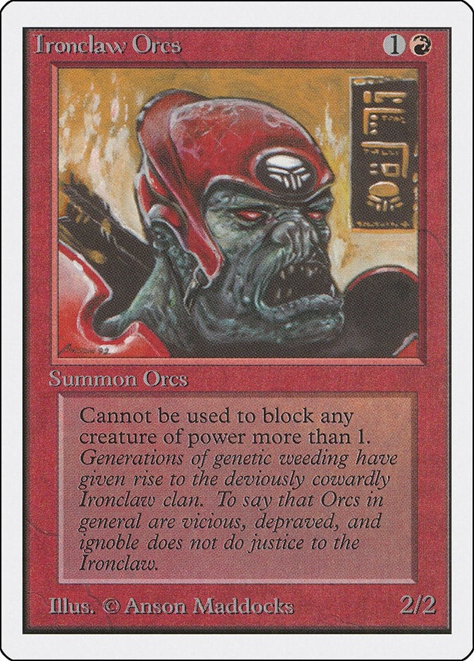 Image for Ironclaw Orcs [Unlimited Edition] - Magic: The Gathering