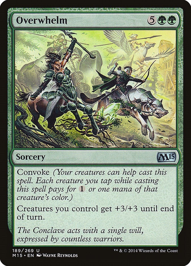 Image for Overwhelm (189) [Magic 2015 (M15)] - Magic: The Gathering