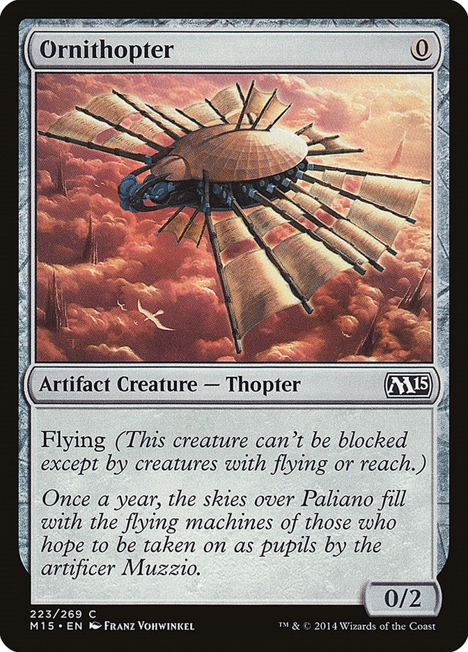 Image for Ornithopter (223) [Magic 2015 (M15)] - Magic: The Gathering
