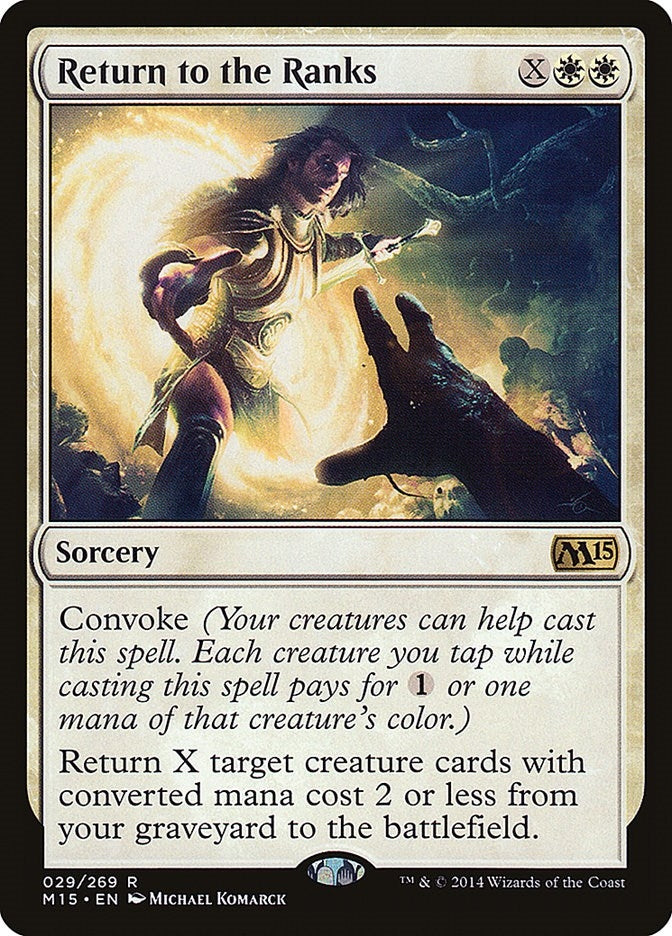 Image for Return to the Ranks (29) [Magic 2015 (M15)] - Magic: The Gathering