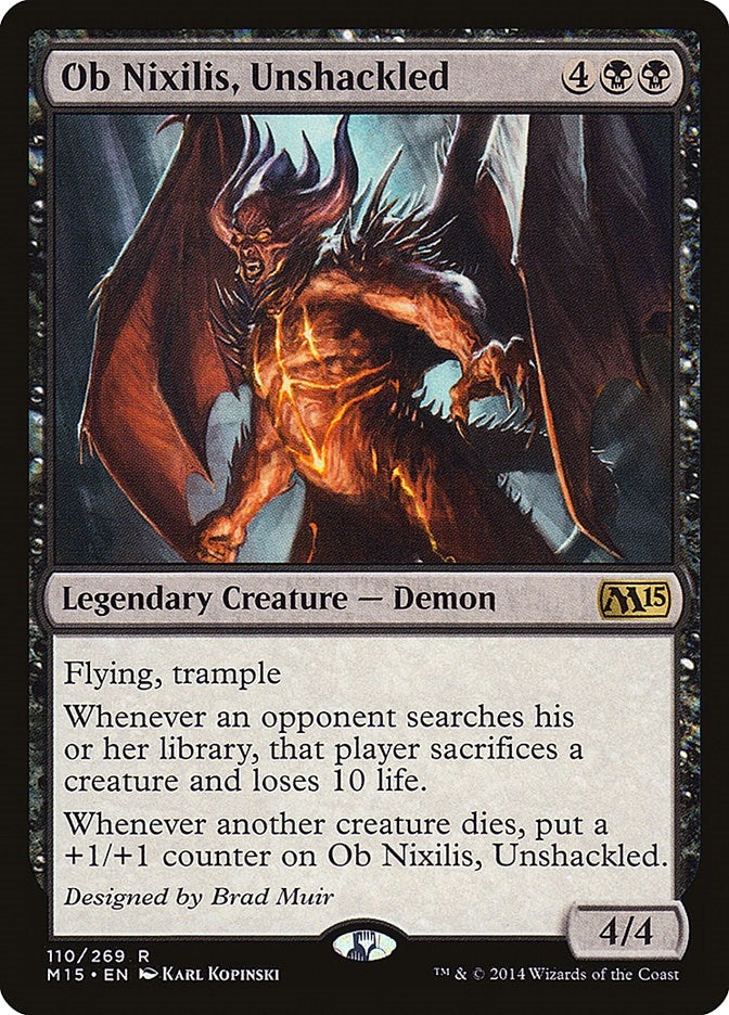 Image for Ob Nixilis, Unshackled (110) [Magic 2015 (M15)] - Magic: The Gathering
