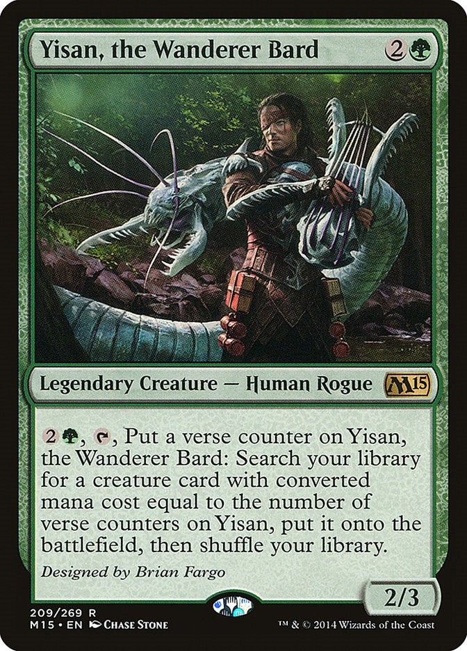 Image for Yisan, the Wanderer Bard (209) [Magic 2015 (M15)] - Magic: The Gathering