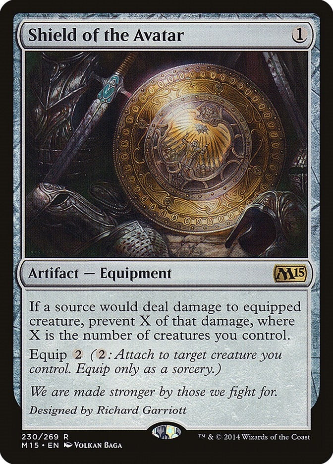 Image for Shield of the Avatar (230) [Magic 2015 (M15)] - Magic: The Gathering