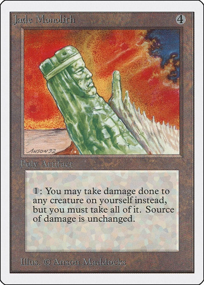 Image for Jade Monolith [Unlimited Edition] - Magic: The Gathering