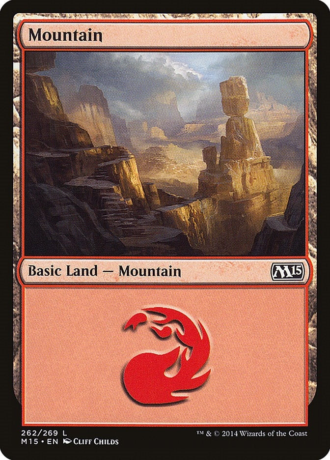 Image for Mountain (262) (262) [Magic 2015 (M15)] - Magic: The Gathering
