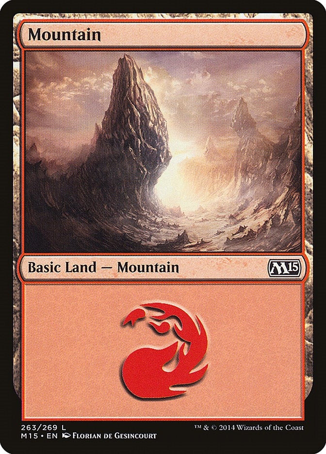 Image for Mountain (263) (263) [Magic 2015 (M15)] - Magic: The Gathering