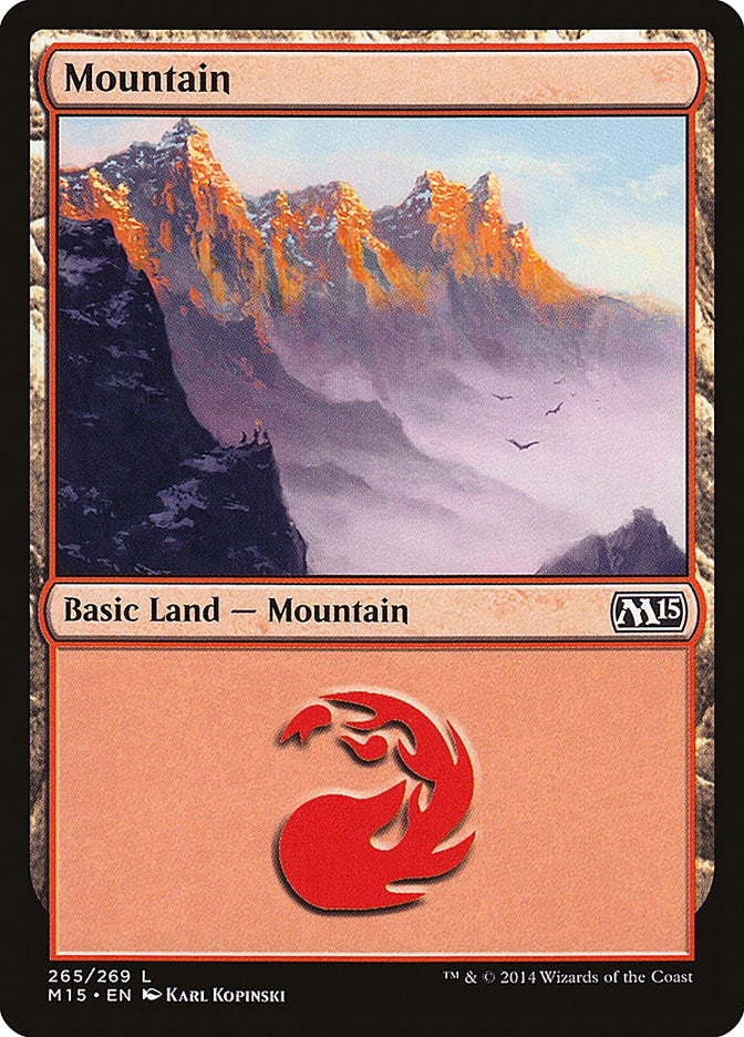Image for Mountain (265) (265) [Magic 2015 (M15)] - Magic: The Gathering