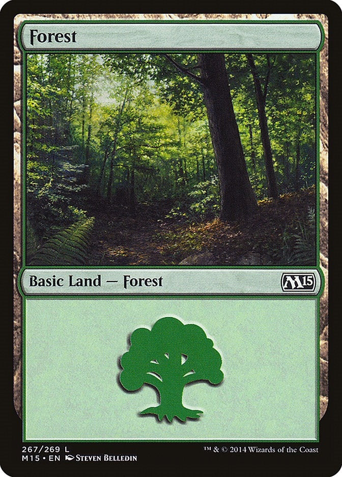 Image for Forest (267) (267) [Magic 2015 (M15)] - Magic: The Gathering
