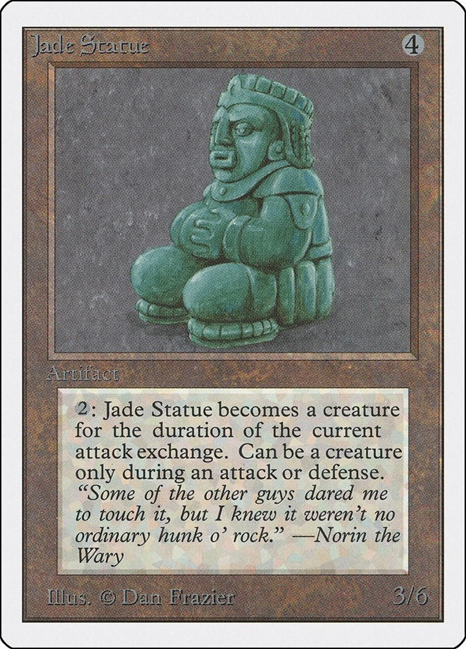 Image for Jade Statue [Unlimited Edition] - Magic: The Gathering