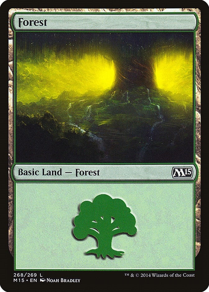 Image for Forest (268) (268) [Magic 2015 (M15)] - Magic: The Gathering