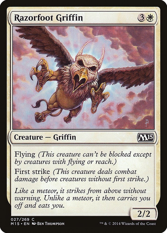 Image for Razorfoot Griffin (27) [Magic 2015 (M15)] - Magic: The Gathering