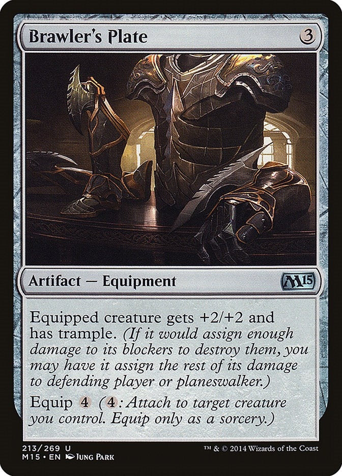Image for Brawler's Plate (213) [Magic 2015 (M15)] - Magic: The Gathering