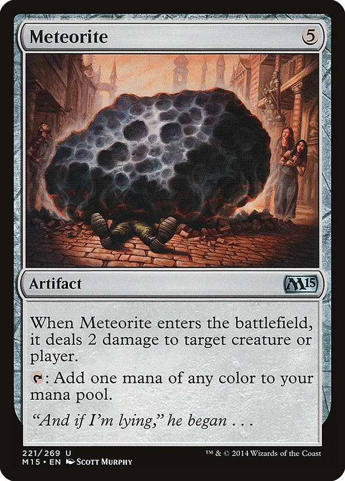 Image for Meteorite (221) [Magic 2015 (M15)] - Magic: The Gathering