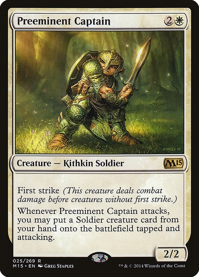 Image for Preeminent Captain (25) [Magic 2015 (M15)] - Magic: The Gathering