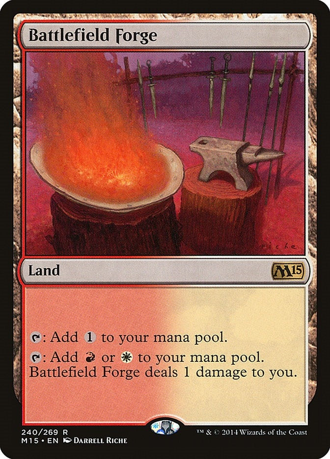 Image for Battlefield Forge (240) [Magic 2015 (M15)] - Magic: The Gathering