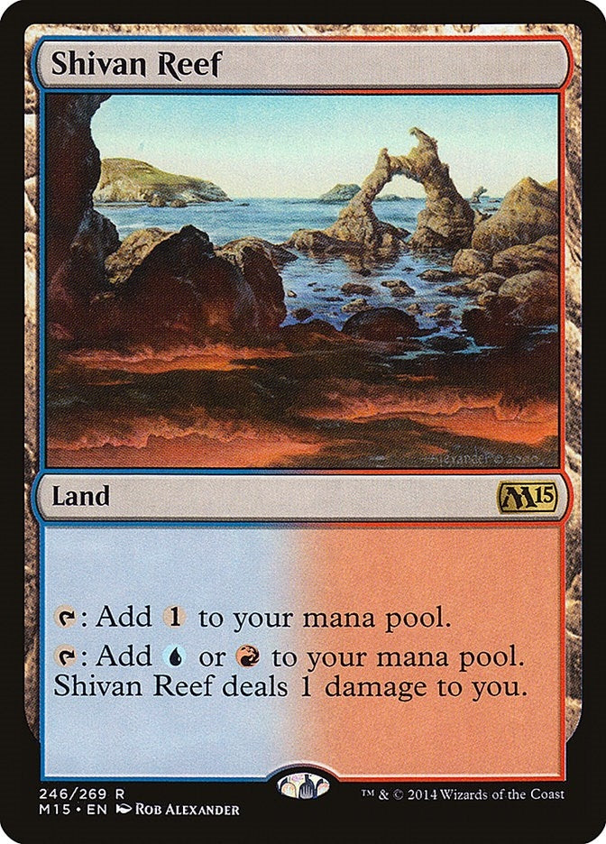 Image for Shivan Reef (246) [Magic 2015 (M15)] - Magic: The Gathering