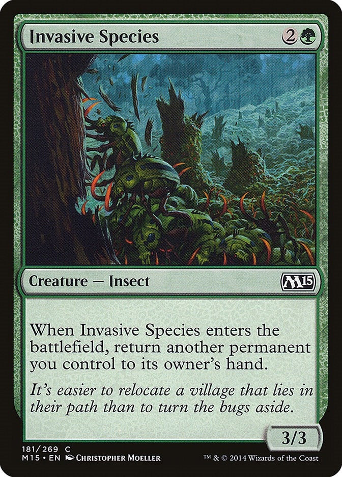 Image for Invasive Species (181) [Magic 2015 (M15)] - Magic: The Gathering