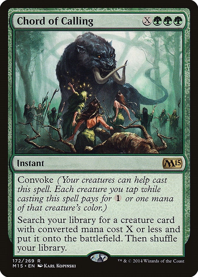 Image for Chord of Calling (172) [Magic 2015 (M15)] - Magic: The Gathering