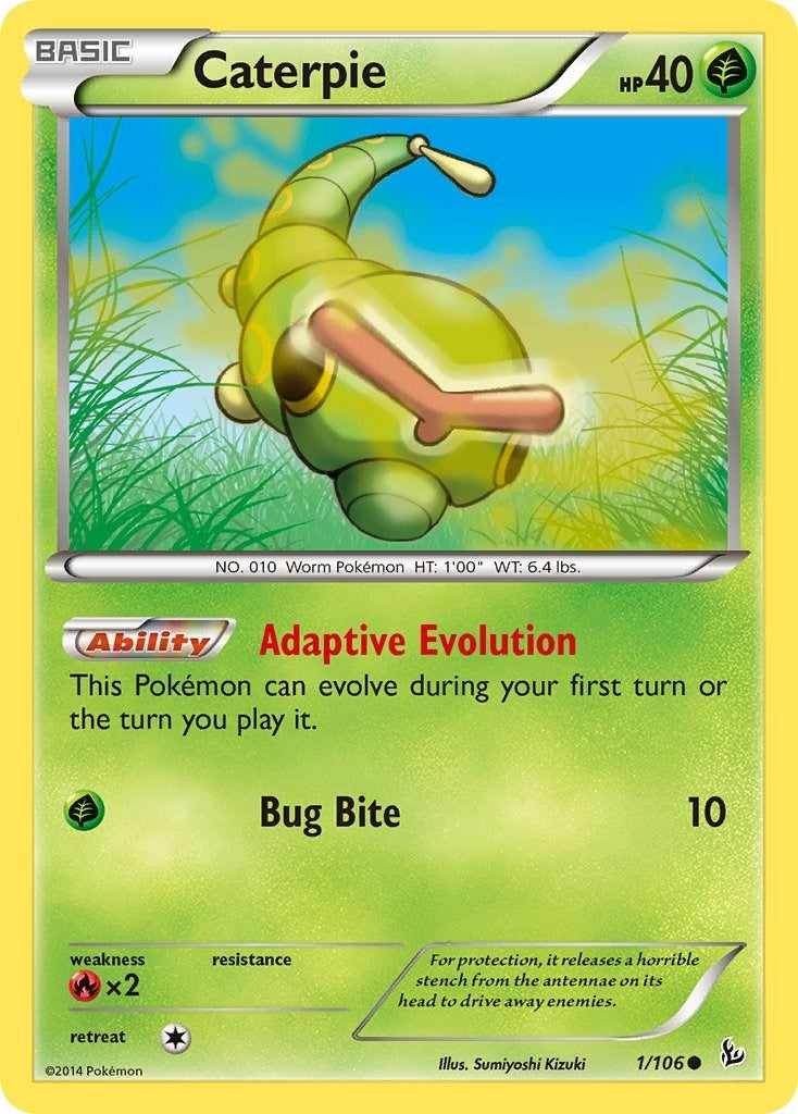 Image for Caterpie (1/106) [XY - Flashfire] - Pokemon